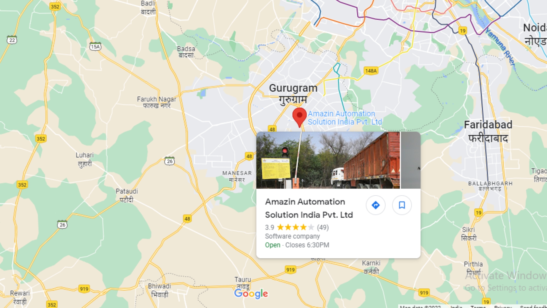 Amazin Automation MAP Location